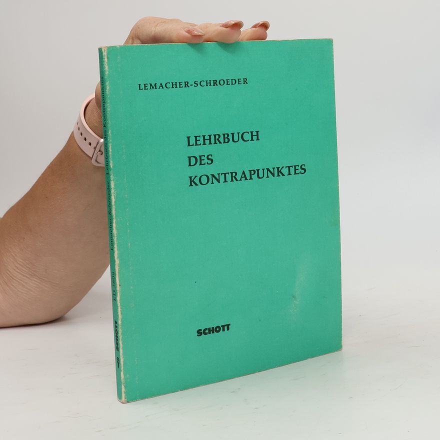 Heinrich Lemacher Lehrbuch des Kontrapunktes