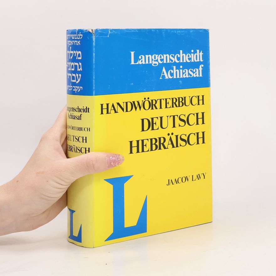 Yaʿaḳov Lavi Langenscheidts Taschenwörterbuch Deutsch Hebräisch