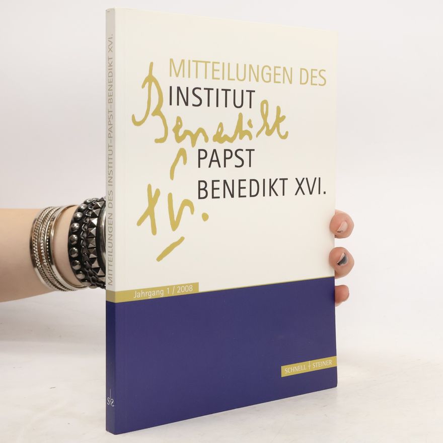 Franz-Xaver Heibl Mitteilungen Institut Papst Benedikt XVI.