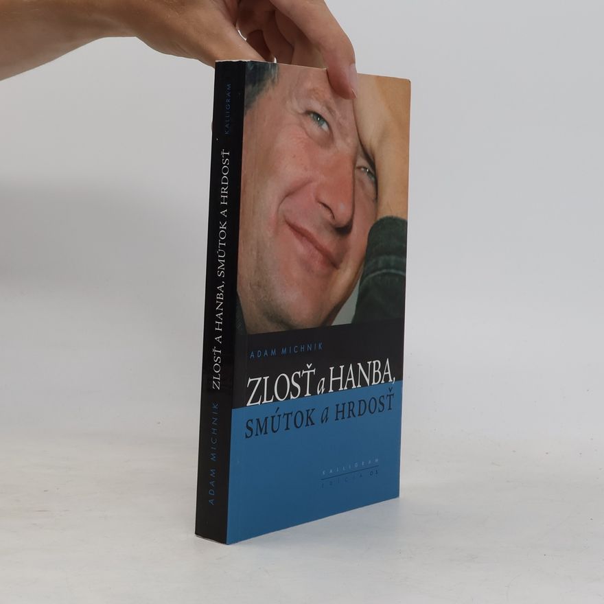 Adam Michnik Zlosť a hanba, smútok a hrdosť
