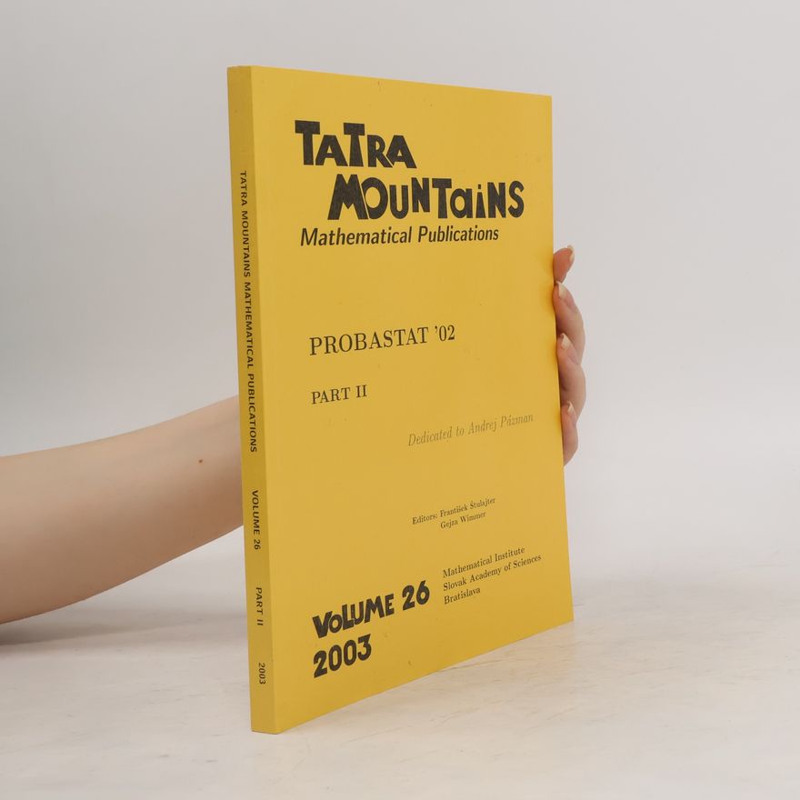 Gejza Wimmer Tatra Mountains 26/2003. Probstat '02 II.