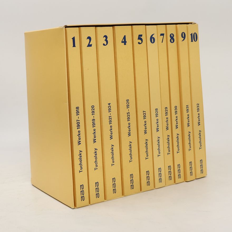 Kurt Tucholsky Kurt Tucholsky. Gesammelte Werke 1-10
