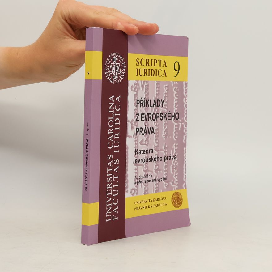 Various authors Příklady z evropského práva