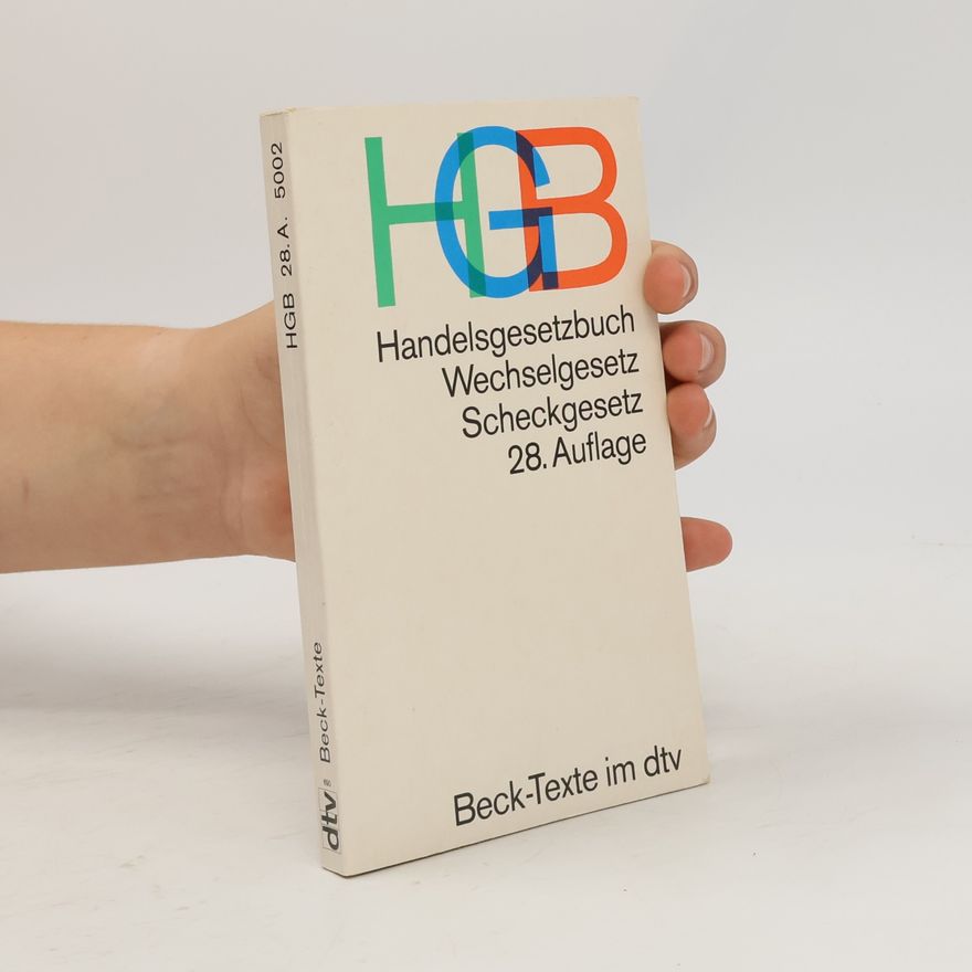 Holger Fleischer Handelsgesetzbuch