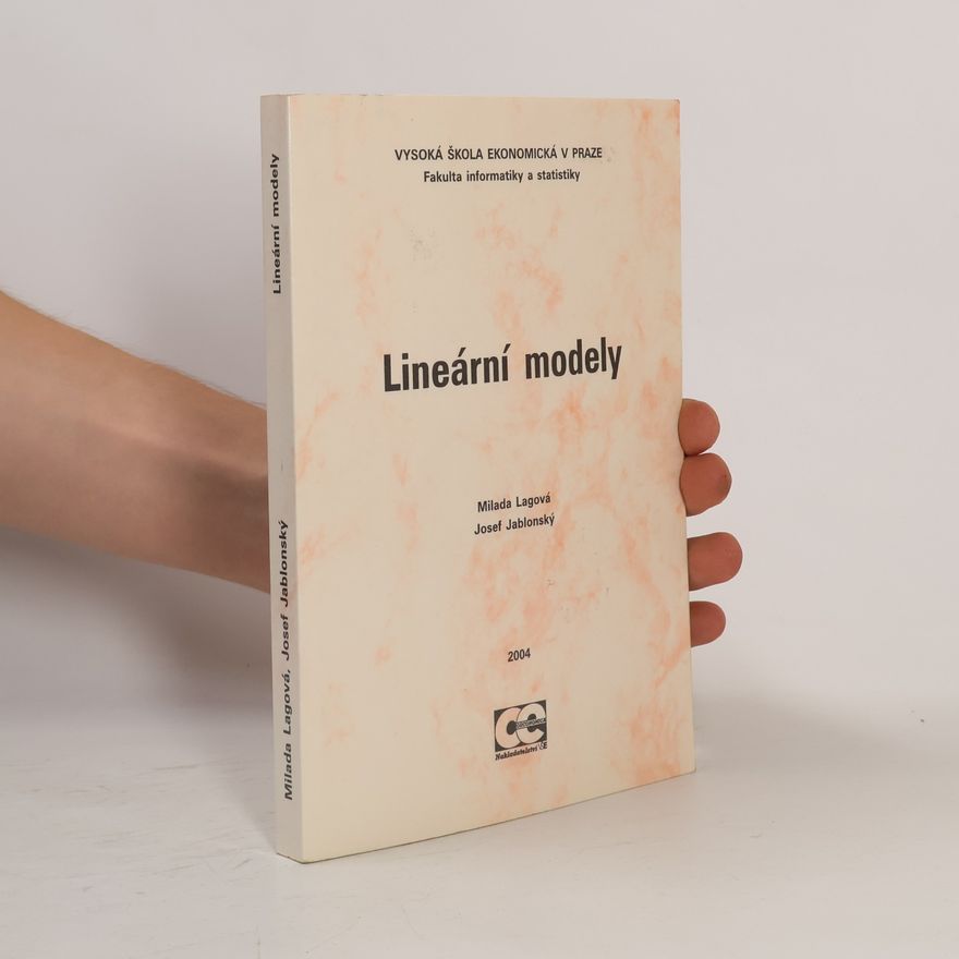 Milada Lagová Lineární modely