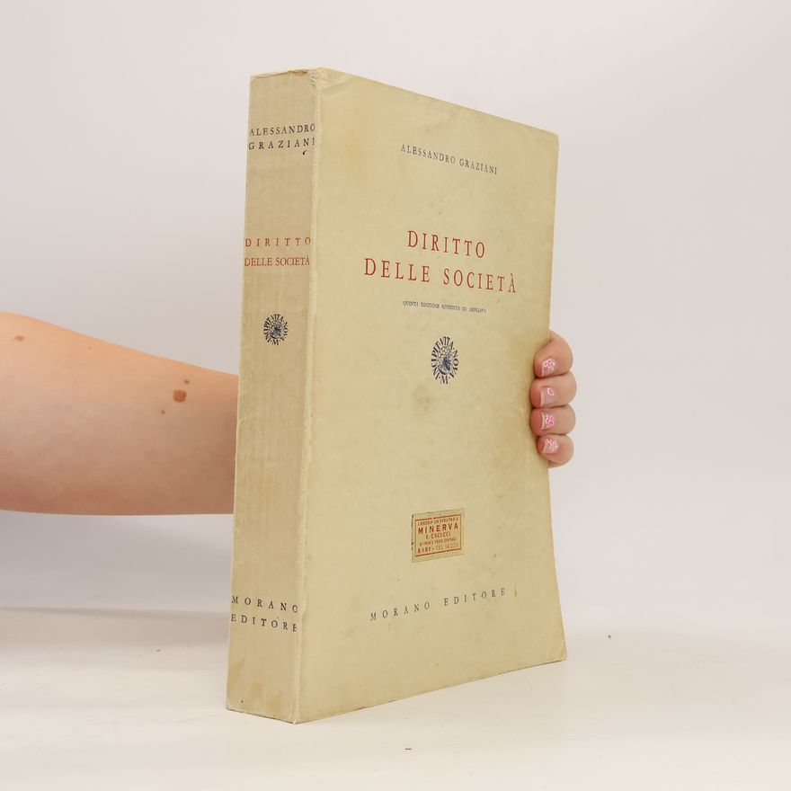 Alessandro Graziani Diritto delle società