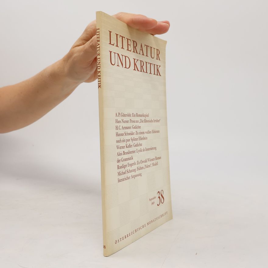 Autorenkollektiv Literatur und Kritik 38