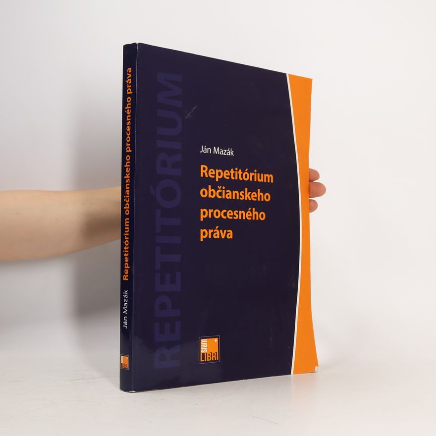 Ján Mazák Repetitórium občianskeho procesného práva