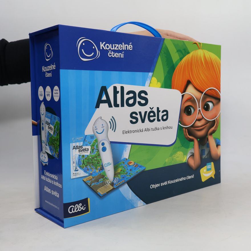 Kolektív autorov Kouzelné čtení. Atlas světa (box, elektronická tužka, průvodce)