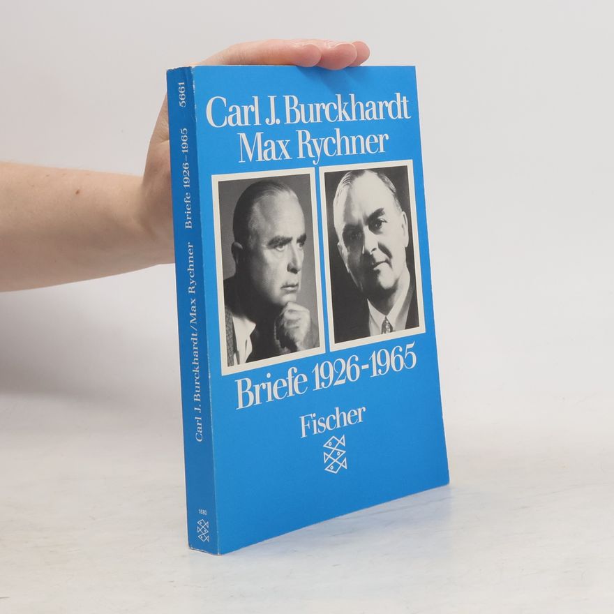 Carl Jacob Burckhardt Briefe 1926-1965