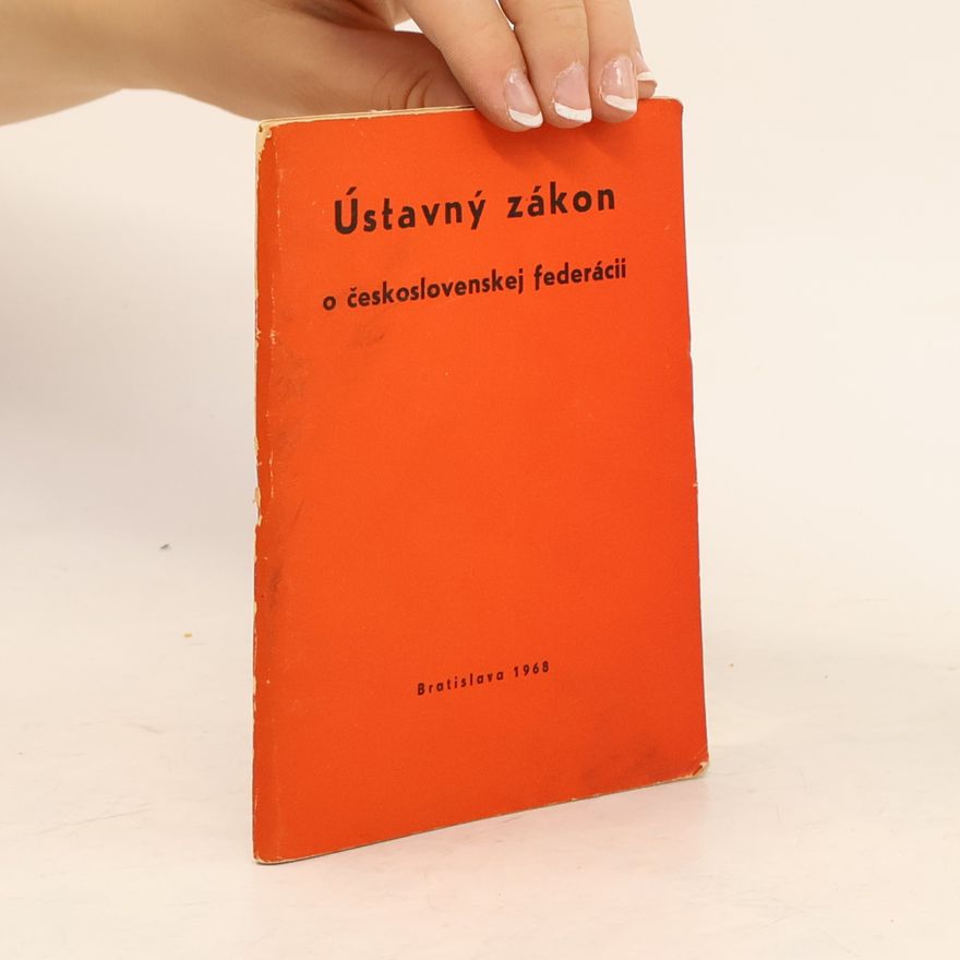 Autorenkollektiv Ústavný zákon o československej federácii