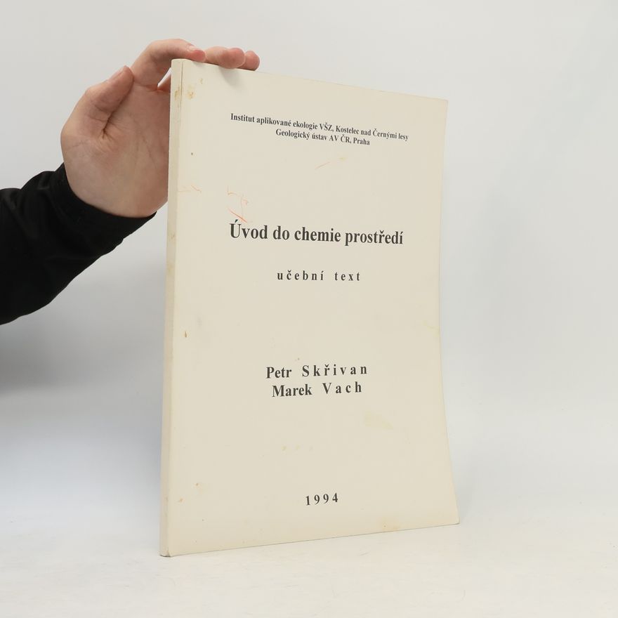 Petr Skřivan Úvod do chemie prostředí