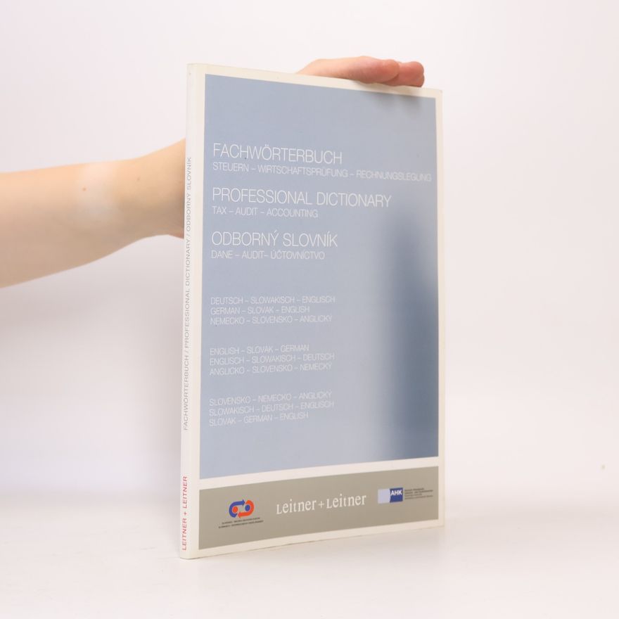 Various authors Fachwörterbuch / Professional Dictionary / Odborný slovník