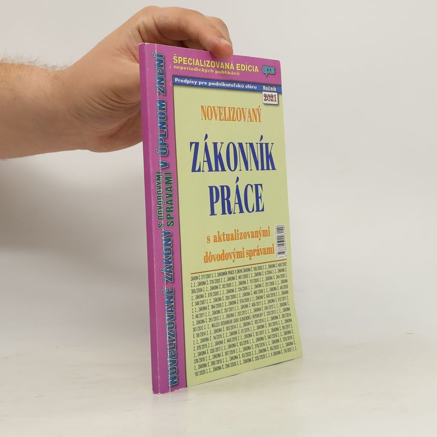 Autorenkollektiv Novelizovaný Zákonník práce 2021