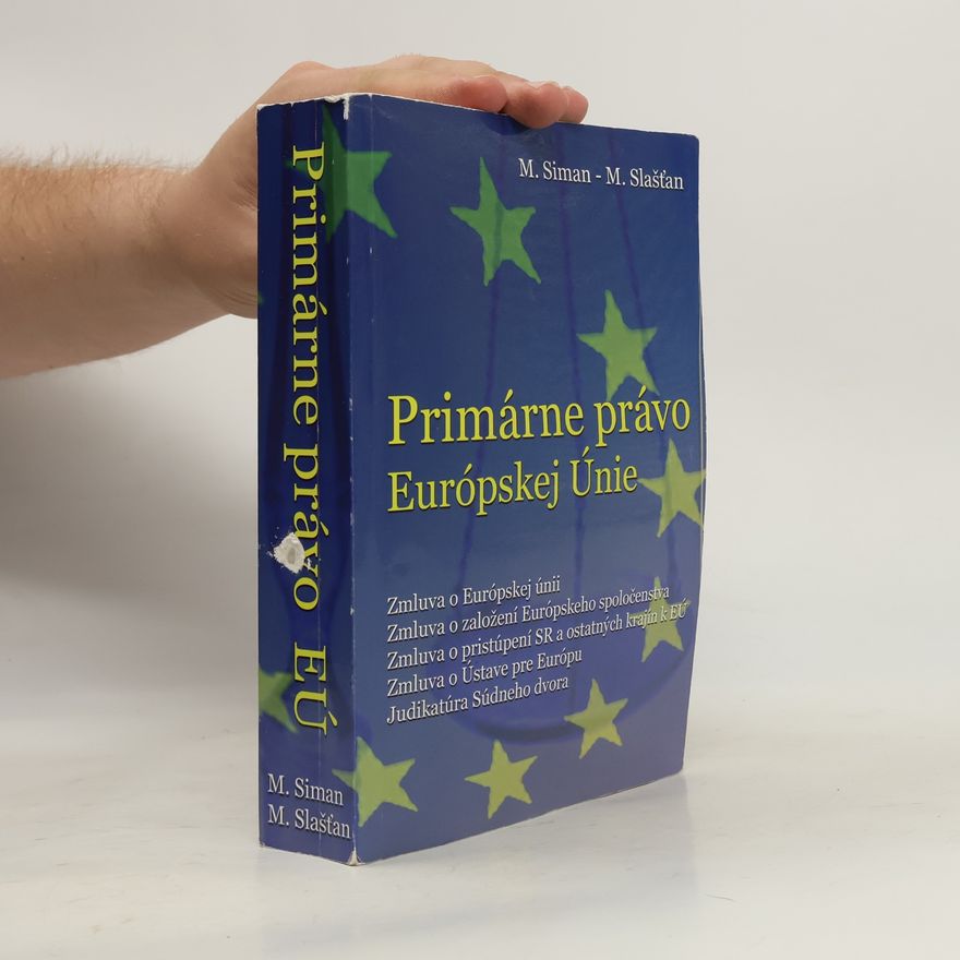M. Siman Primárne právo Európskej únie