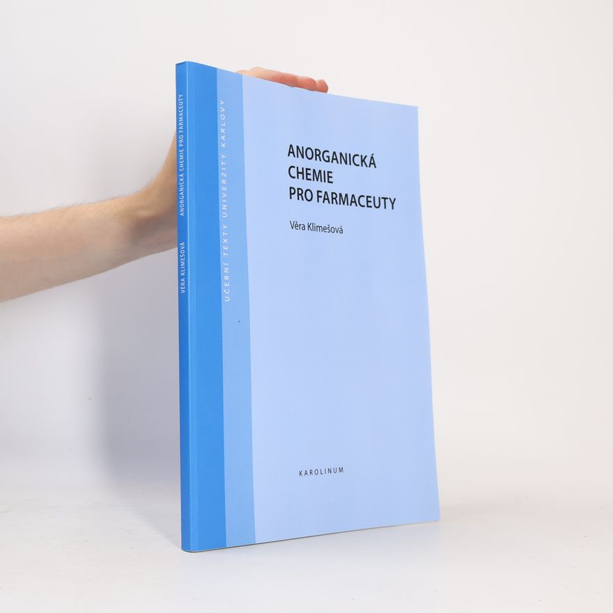 Věra Klimešová Anorganická chemie pro farmaceuty