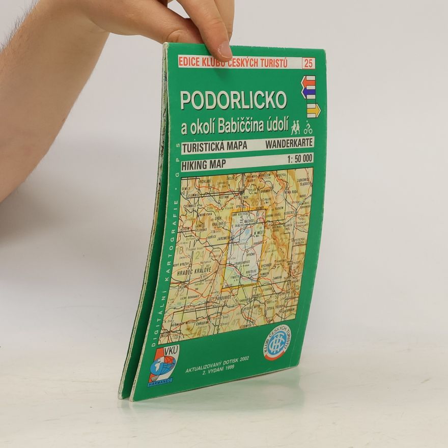 Auteurscollectief Podorlicko a okolí Babiččina údolí turistická mapa 1:50 000
