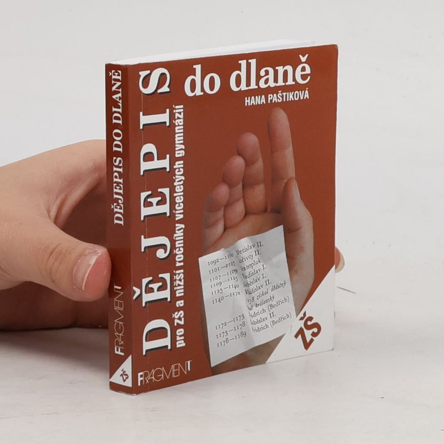 Paštiková Hana Dějepis do dlaně