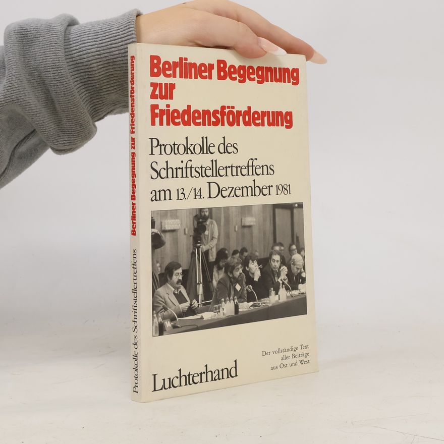 I. Krüger Berliner Begegnung zur Friedensförderung