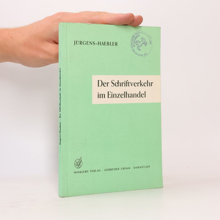 Helma Haebler Der Schriftverkehr im Einzelhandel