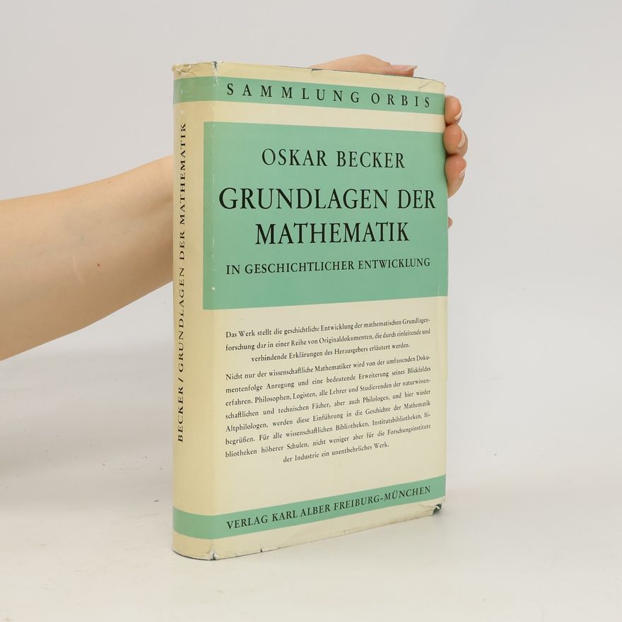 Oskar Becker Grundlagen der Mathematik