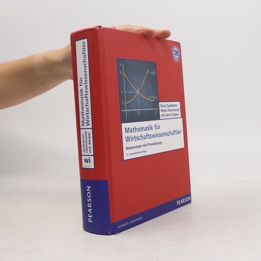 Knut Sydsaeter Mathematik für Wirtschaftswissenschaftler