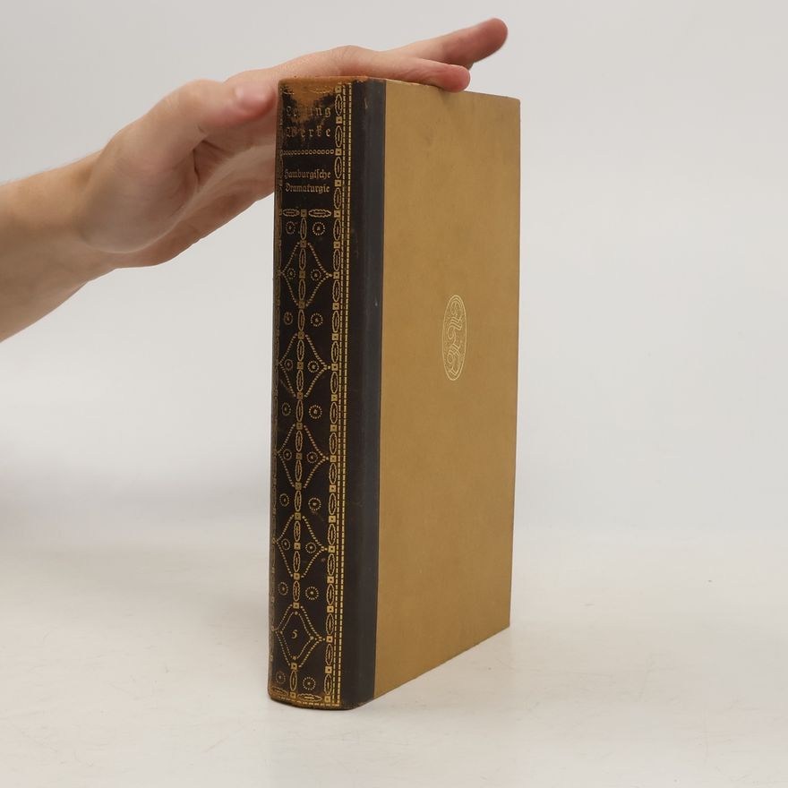Gotthold Ephraim Lessing Hamburgische Dramaturgie