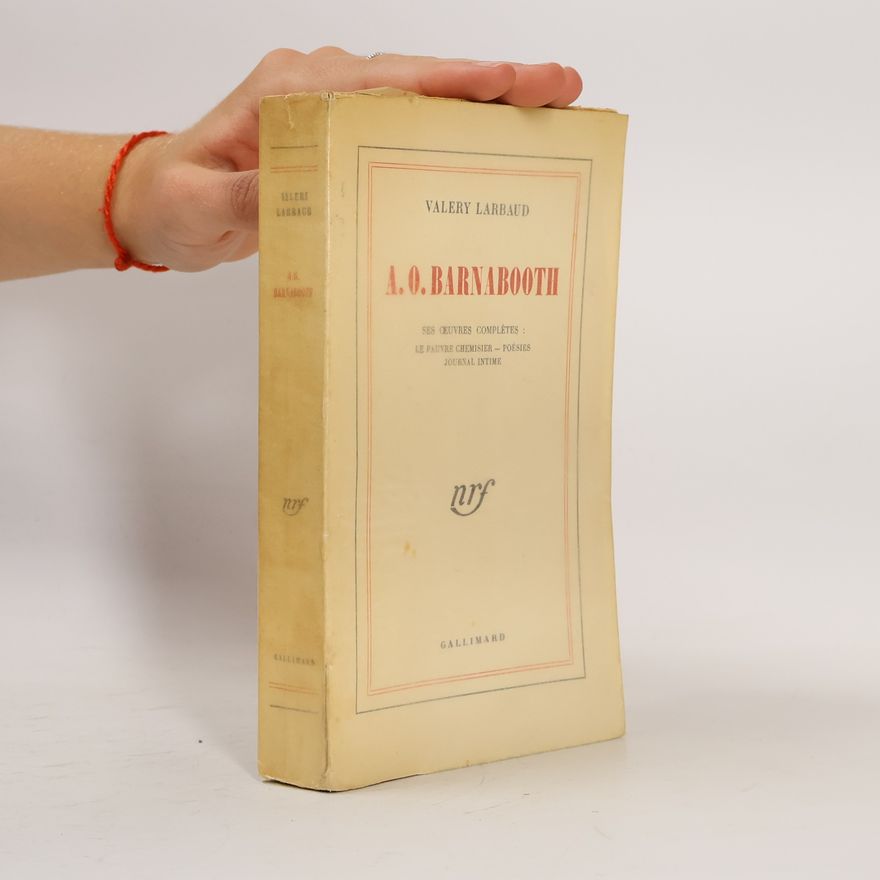 Valery Larbaud A. O. Barnabooth