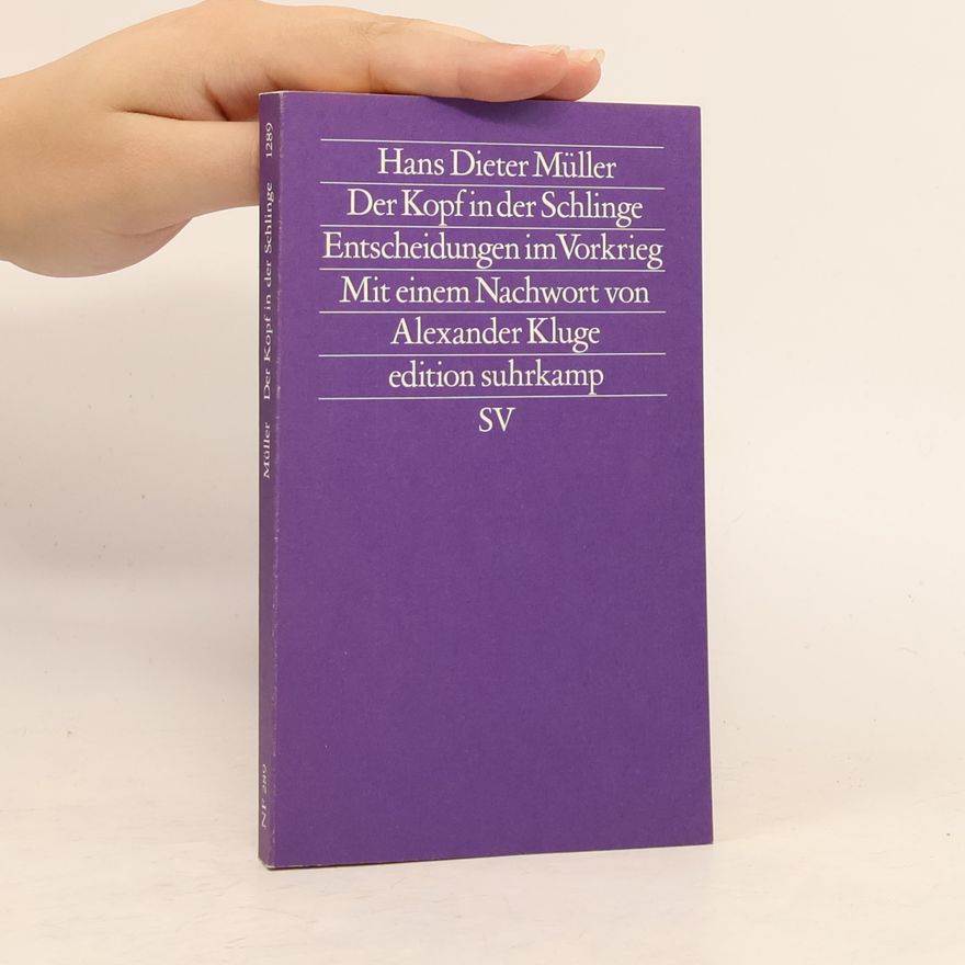 Hans Dieter Müller Edition Suhrkamp - 1289: Der Kopf in der Schlinge
