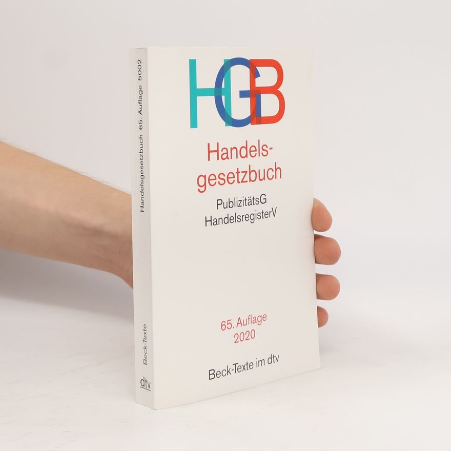 Collectif d'auteurs Handelsgesetzbuch HGB