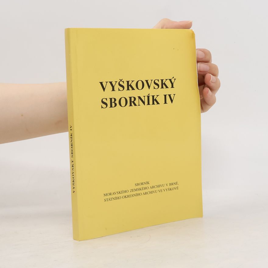 Autorenkollektiv Vyškovský sborník IV.