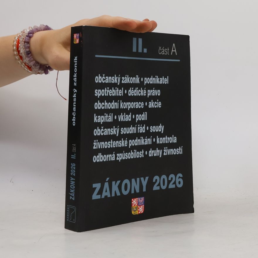 Various authors Zákony 2026 II. část A