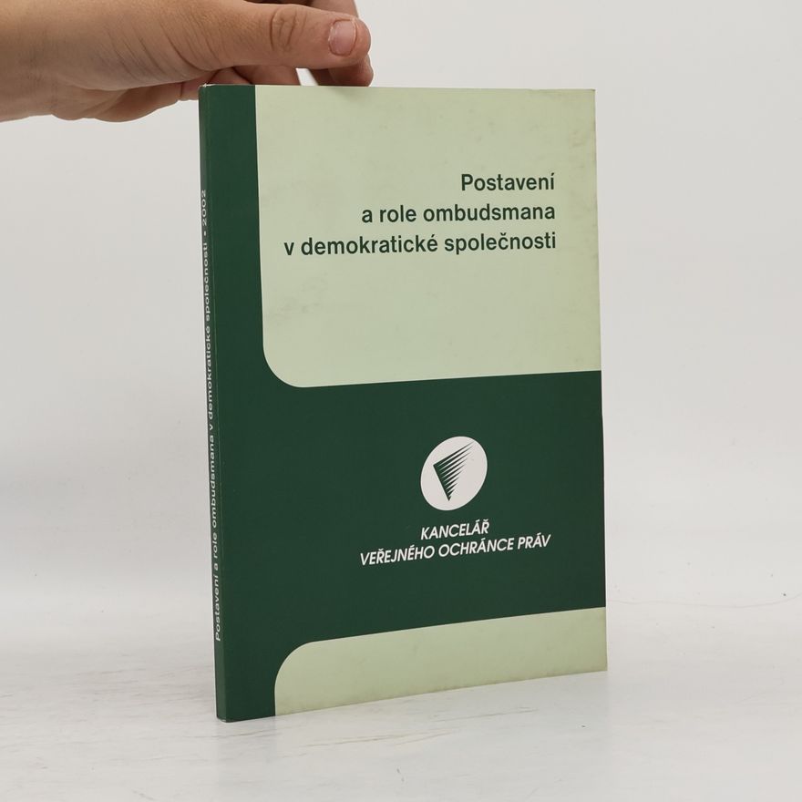 AA.VV. Postavení a role ombudsmana v demokratické společnosti