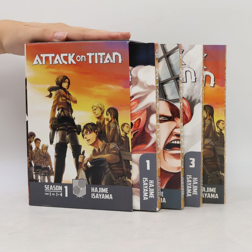 Hajime Isayama Attack on Titan Season 1 Part 1 Manga Box Set