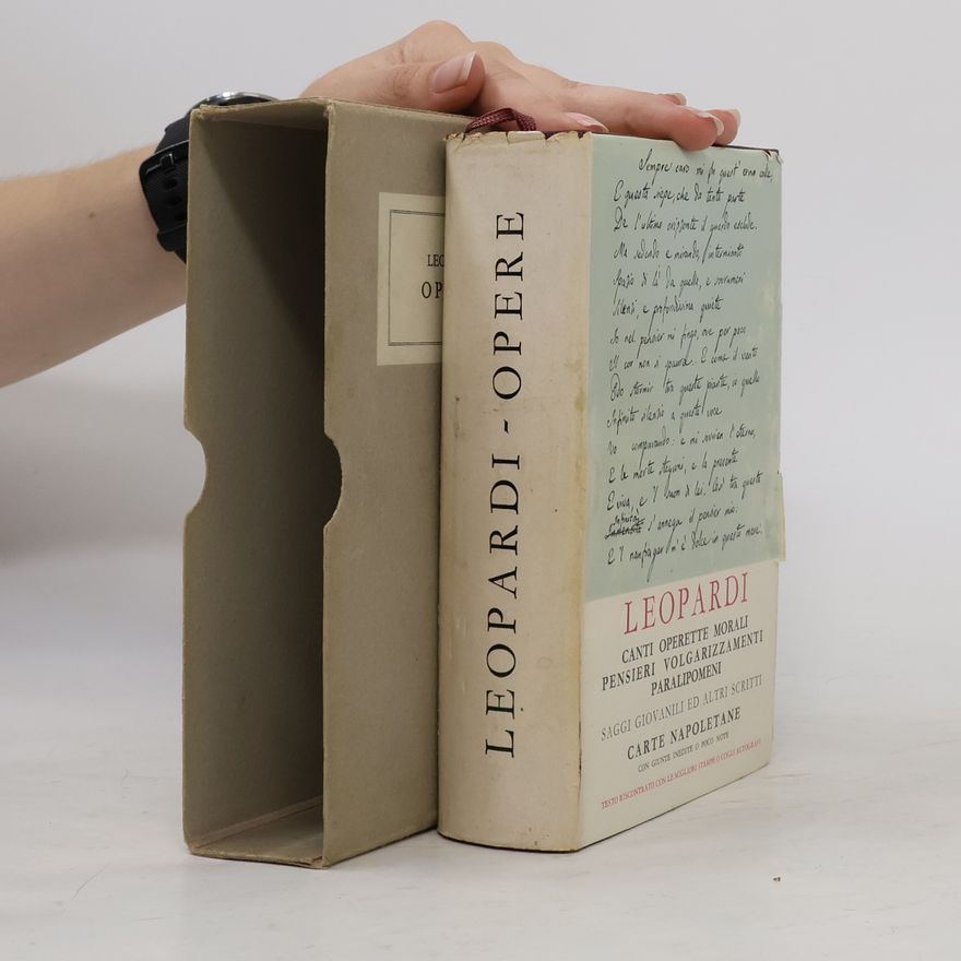 Giacomo Leopardi Opere
