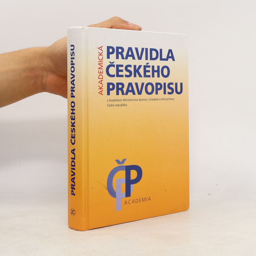 Zdeněk Hlavsa Akademická pravidla českého pravopisu