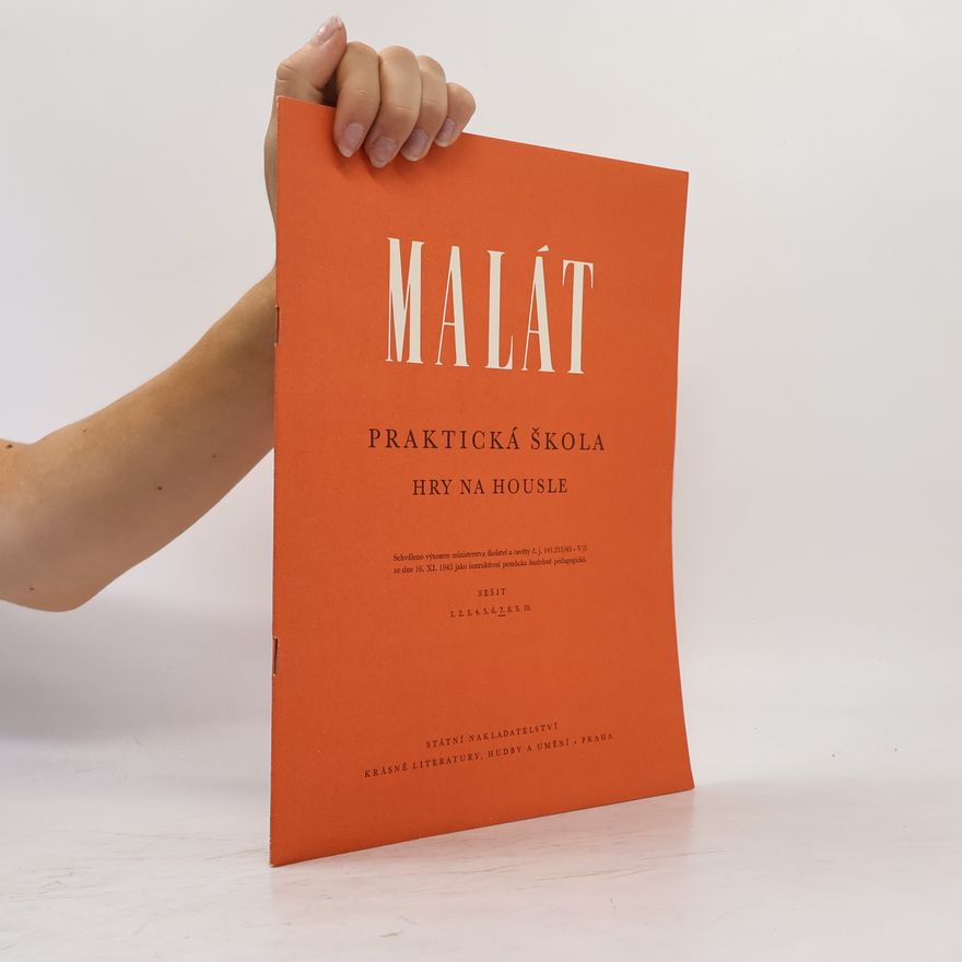Jan Malát Praktická škola hry na housle 7
