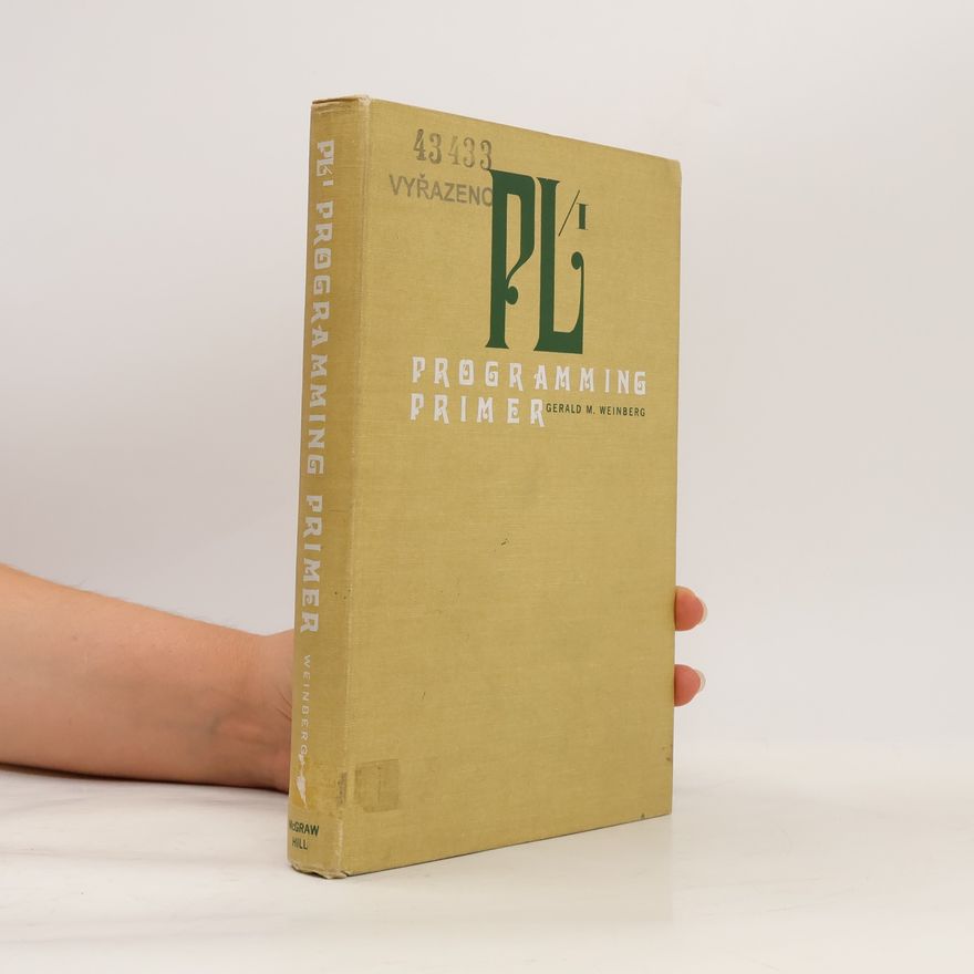 Gerald M. Weinberg PL/1 Programing Primer