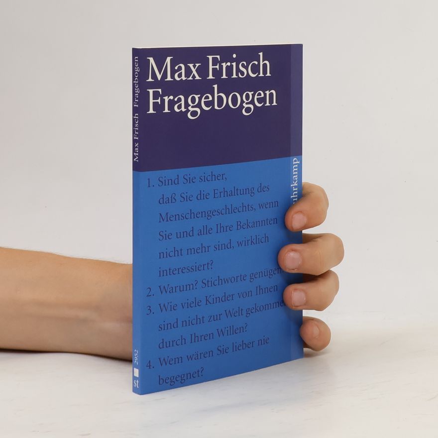 Max Frisch Fragebogen