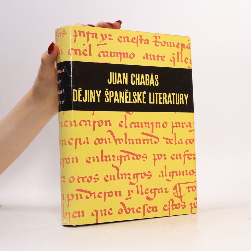 Juan Chabás Dějiny španělské literatury