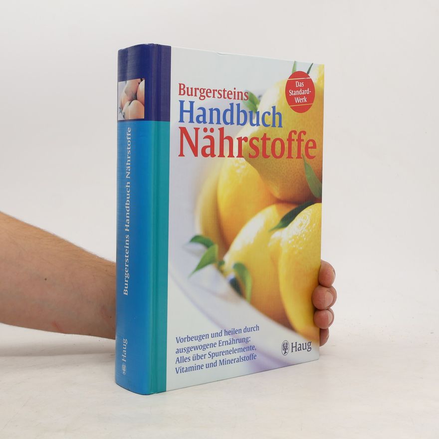 Lothar Burgerstein Burgersteins Handbuch Nährstoffe