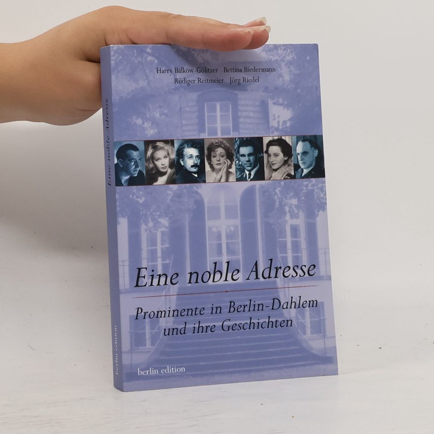 Harry Balkow-Gölitzer Eine noble Adresse
