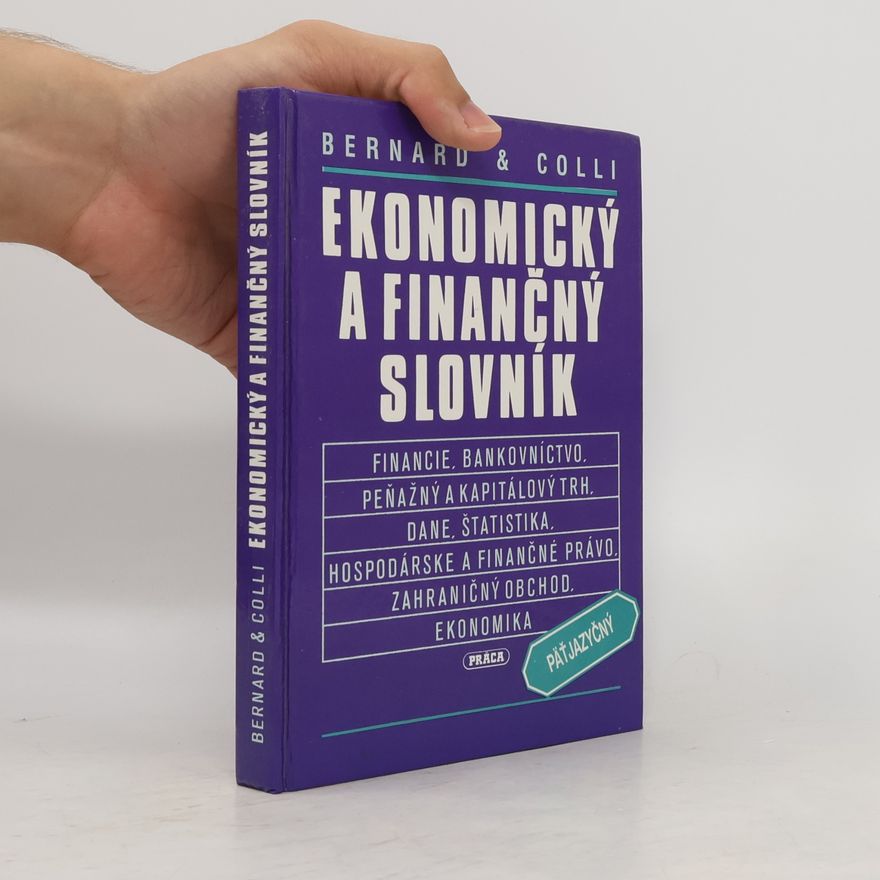 Jean-Claude Colli Ekonomický a finanční slovník