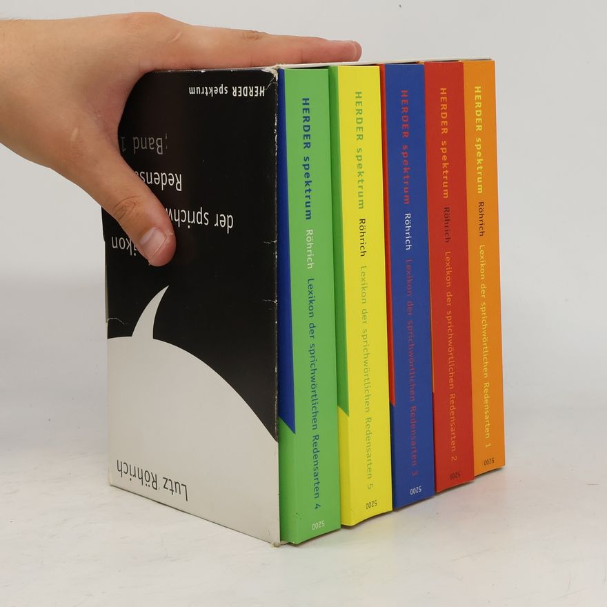 Lutz Röhrich Lexikon der sprichwörtlichen Redensarten 1-5