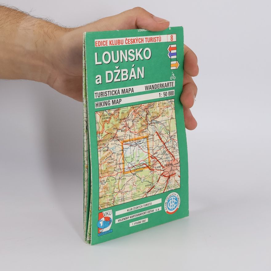 Collectif d'auteurs Lounsko a Džbán. Turistická mapa