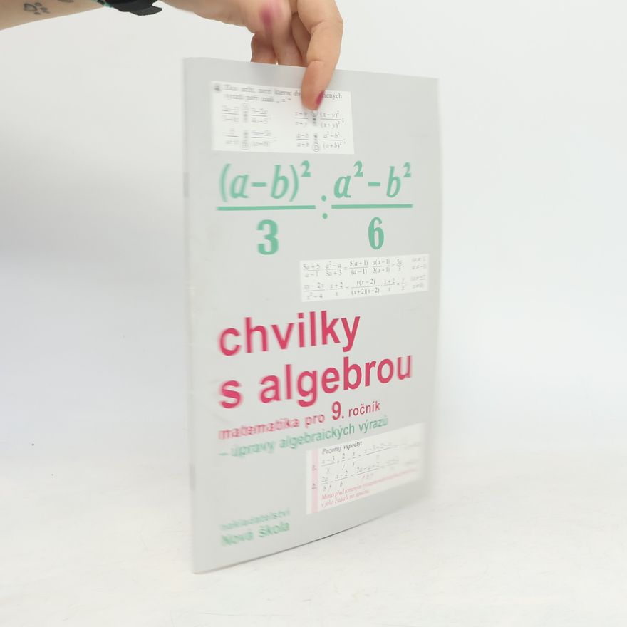 Zdena Rosecká Chvilky s algebrou. Matematika pro 9. ročník