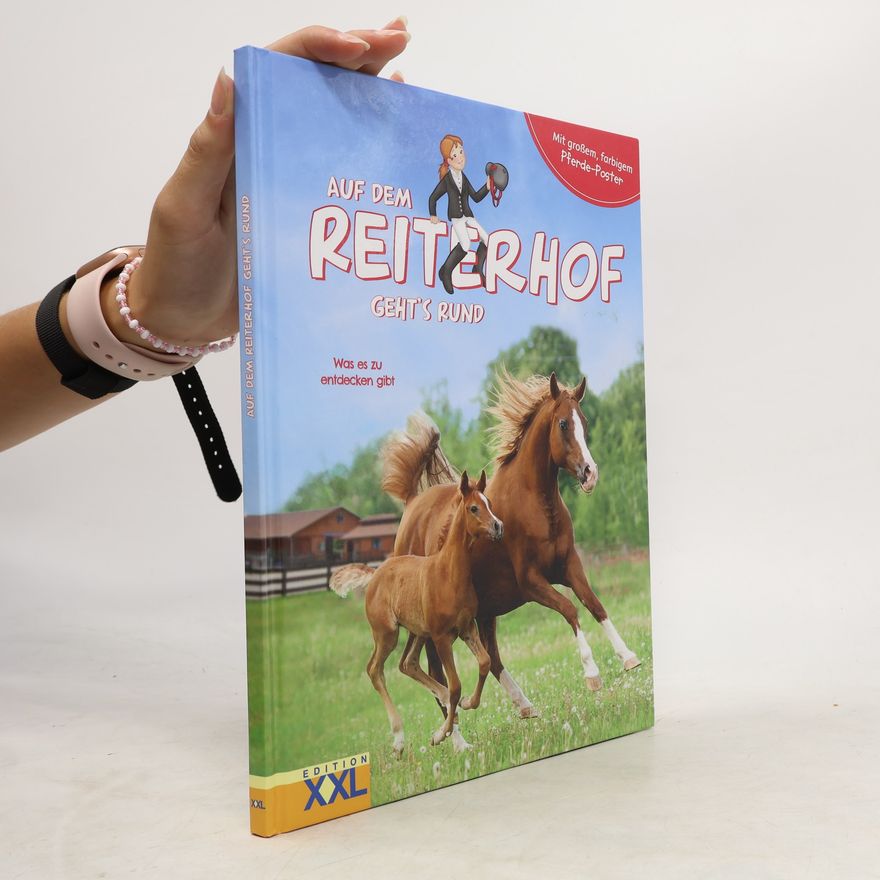 Edition XXL GmbH Auf dem Reiterhof geht´s rund - mit großem, farbigem Bauernhof-Poster