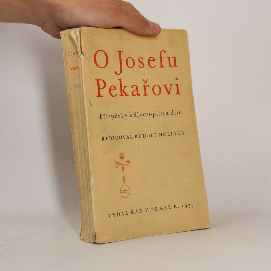 Rudolf Holinka O Josefu Pekařovi