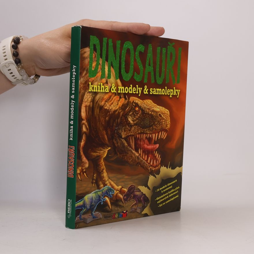 Kolektív autorov Dinosauři - kniha a modely a samolepky