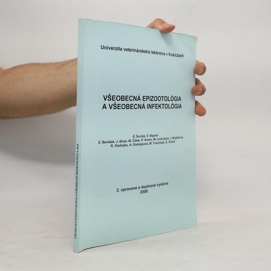 M. Trávniček Všeobecná epizootológia a všeobecná infektológia 1. diel